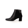 bottine noir en cuir